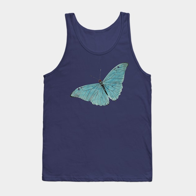 Vintage Butterfly Pattern Tank Top by Yourfavshop600